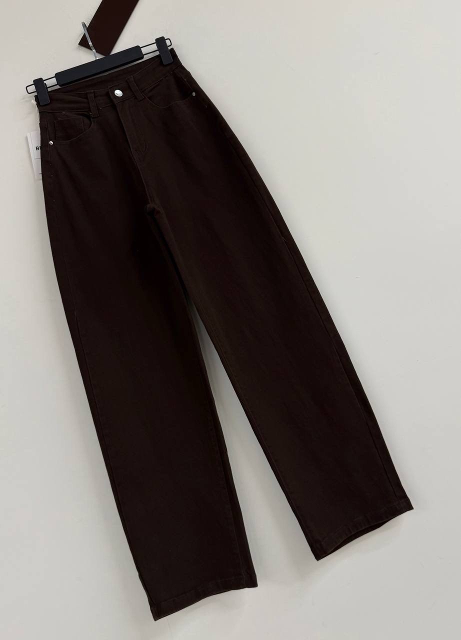 коричневые джинсы,широкие джинсы,брюки джинсы,джинсы детские gloria jeans gjn027583 темно-коричневый,женские джинсы