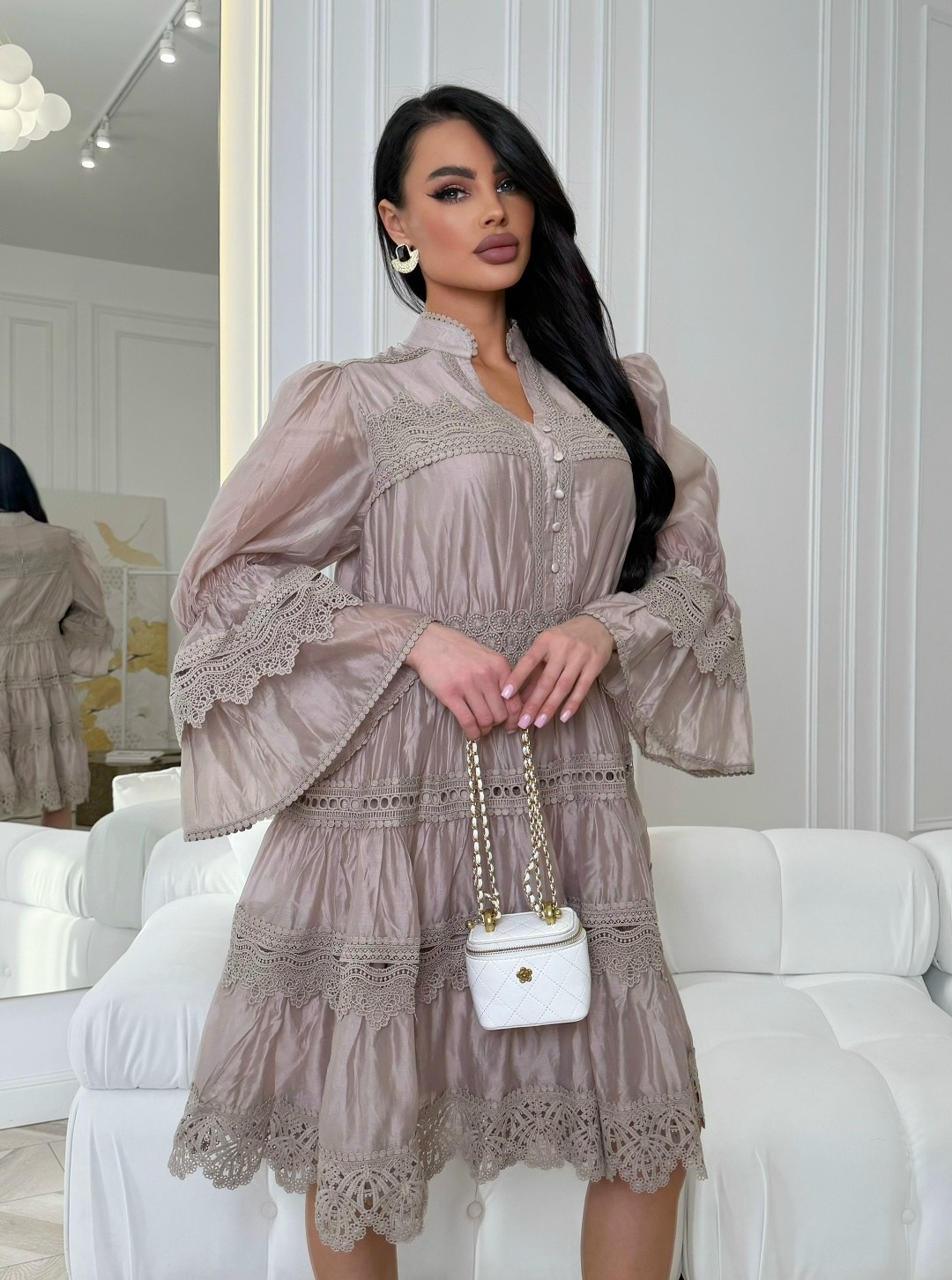 платье,кружевное платье,платье с гипюром,нежное платье,шифоновое платье с кружевом