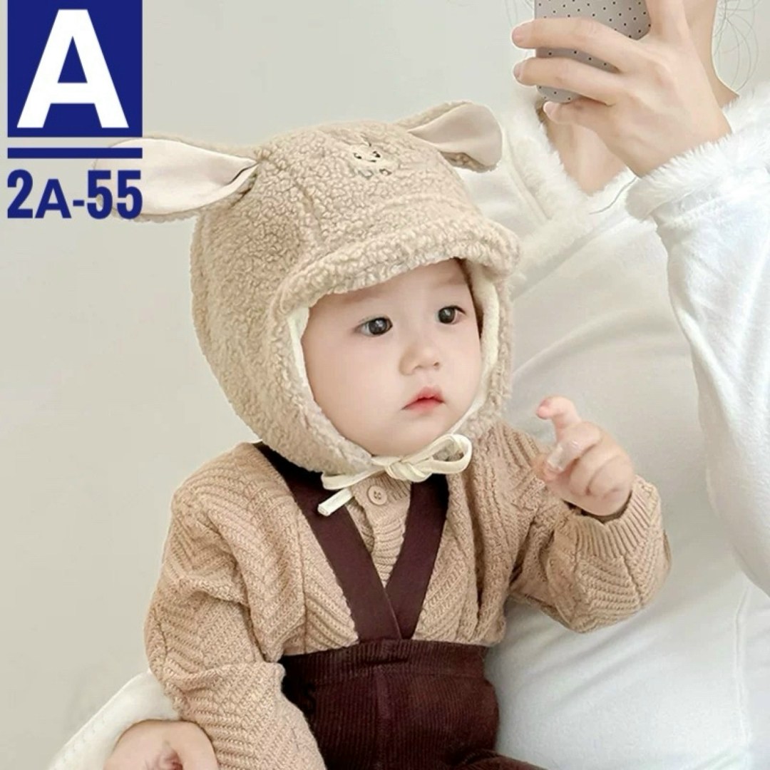 детская зимняя шапка,шапка с ушами мишки для детей,детская теплая шапка,плюшевая шапка,детская шапочка