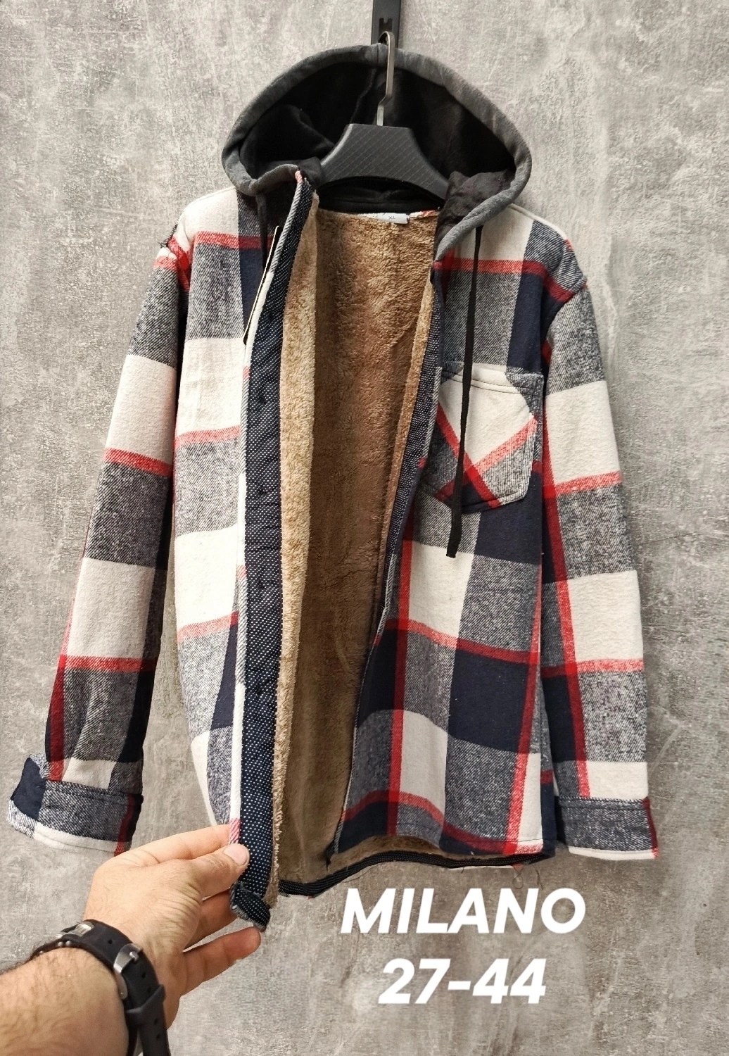 рубашка с капюшоном,рубашка в клетку с капюшоном,рубашка теплая в клетку с капюшоном,рубашка на меху,рубашка теплая в клетку