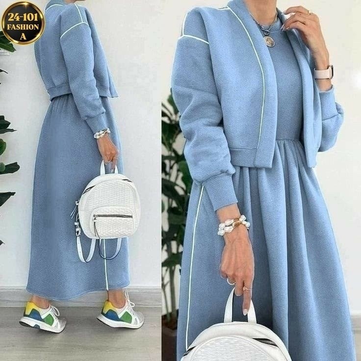 костюм женский,стильные наряды,костюм с юбкой,платье из футера,спортивное платье