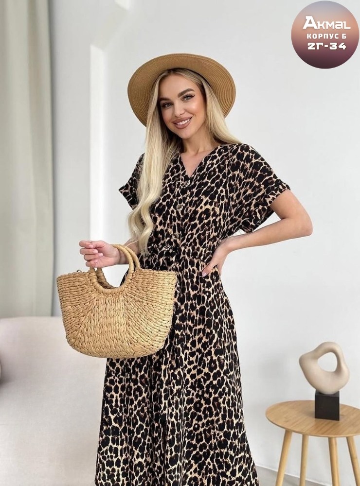 платье миди с леопардовым принтом,платье с леопардовым принтом,платье женское миди,платье,леопардовое платье