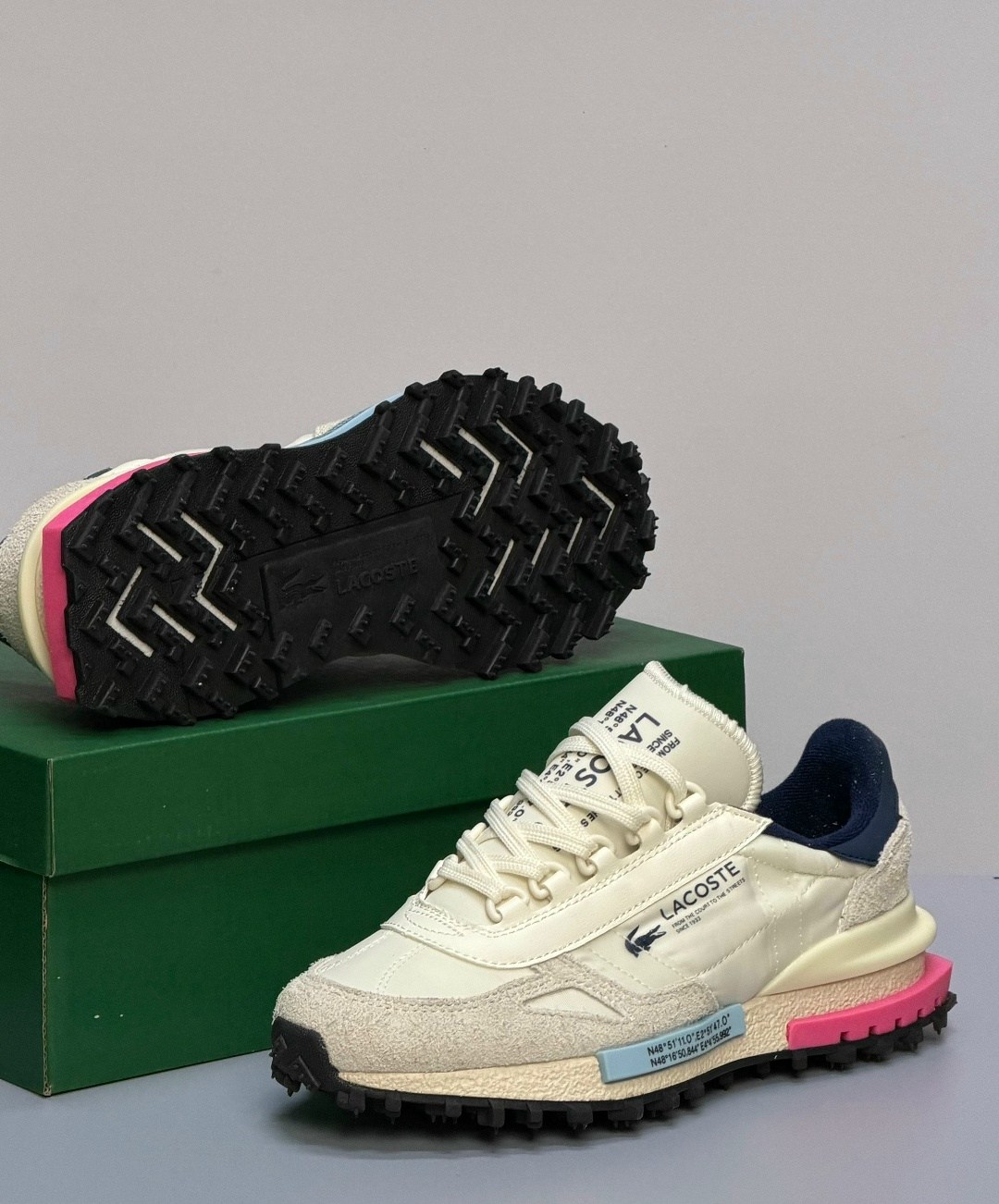 кроссовки lacoste elite active,кроссовки lacoste,кроссовки мужские lacoste,кроссовки женские lacoste elite active 223 бежевые 37 eu,кроссовки женские lacoste elite active 223 1 sfa