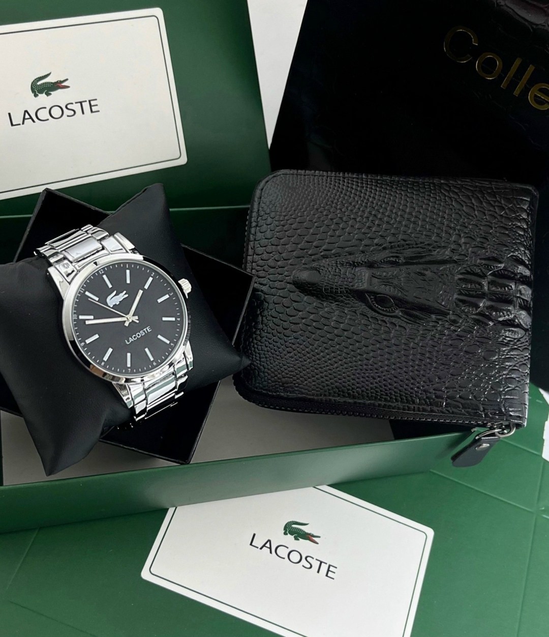 кошелек для мужчин,подарочный набор lacoste,набор для мужчин,lacoste портмоне,мужской подарочный набор
