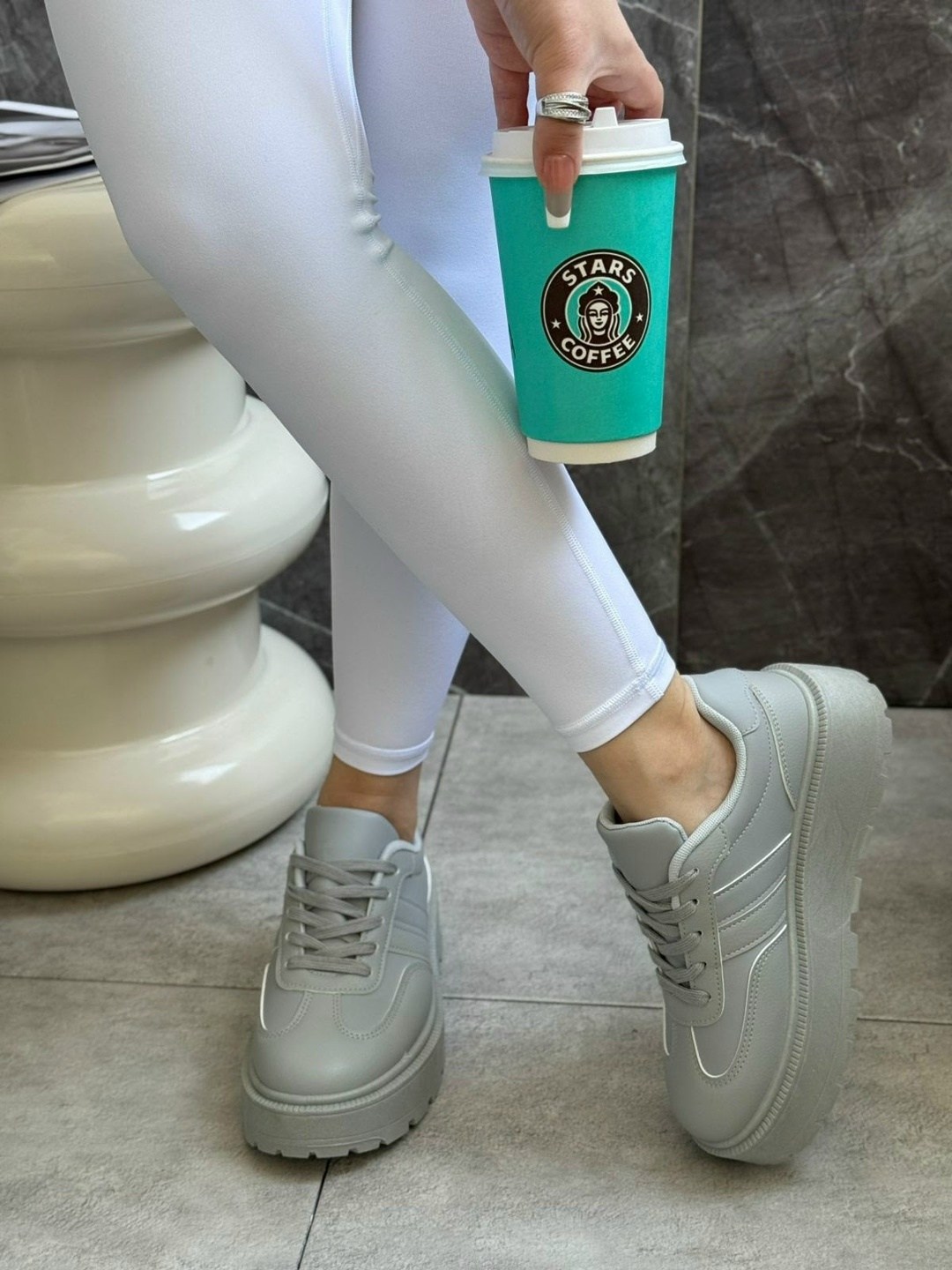 женские кроссовки,,повседневные кроссовки,кроссовки на высокой подошве,кроссовки на высокой подошве серые