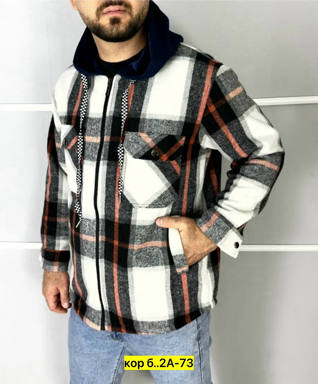 рубашка теплая на флисе,мужская куртк,рубашка куртка в клетку теплая с капюшоном,рубашка с капюшоном,рубашка куртка в клетку теплая