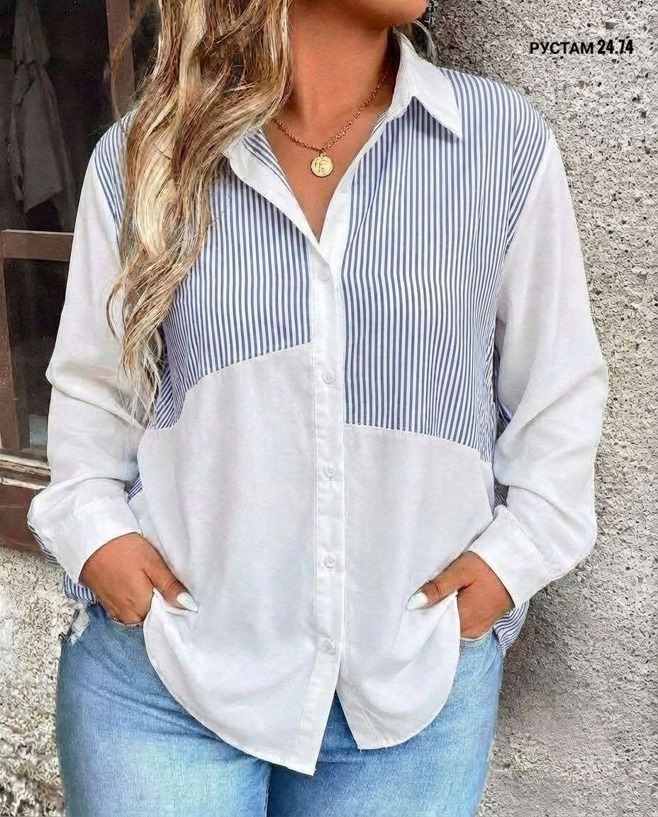 рубашка женская,женские блузки,рубашка в полоску,модные блузы,повседневная женская блузка