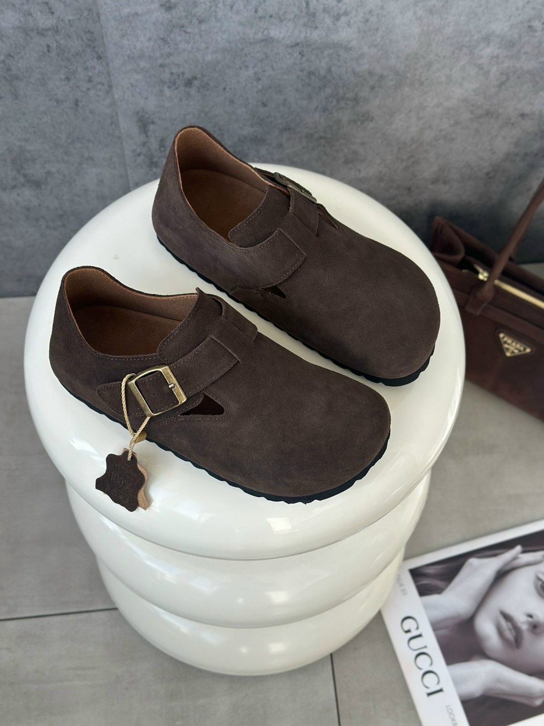 ,биркенштоки женские, женская,натуральная замша,повседневная