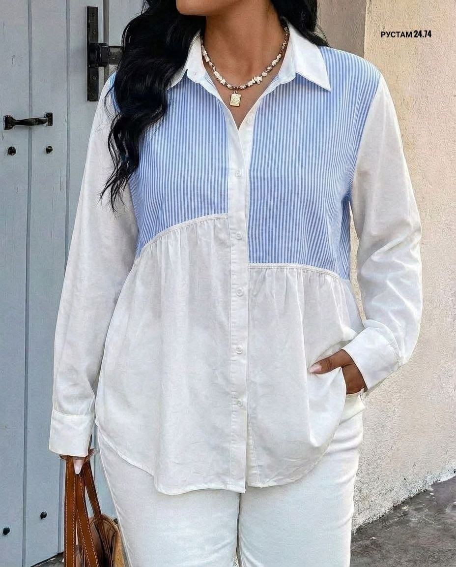 рубашка женская,женские блузки,рубашка в полоску,модные блузы,повседневная женская блузка