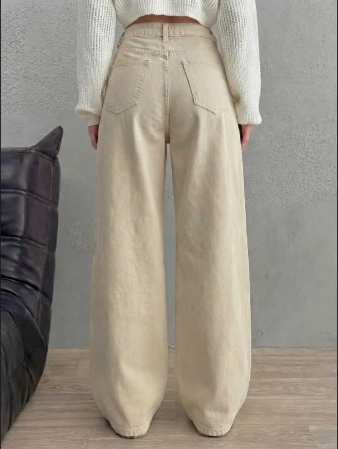 джинсы широкие,женские джинсы с прямыми штанинами zoenova,джинсы бежевые,джинсы женские широкие,женские джинсы