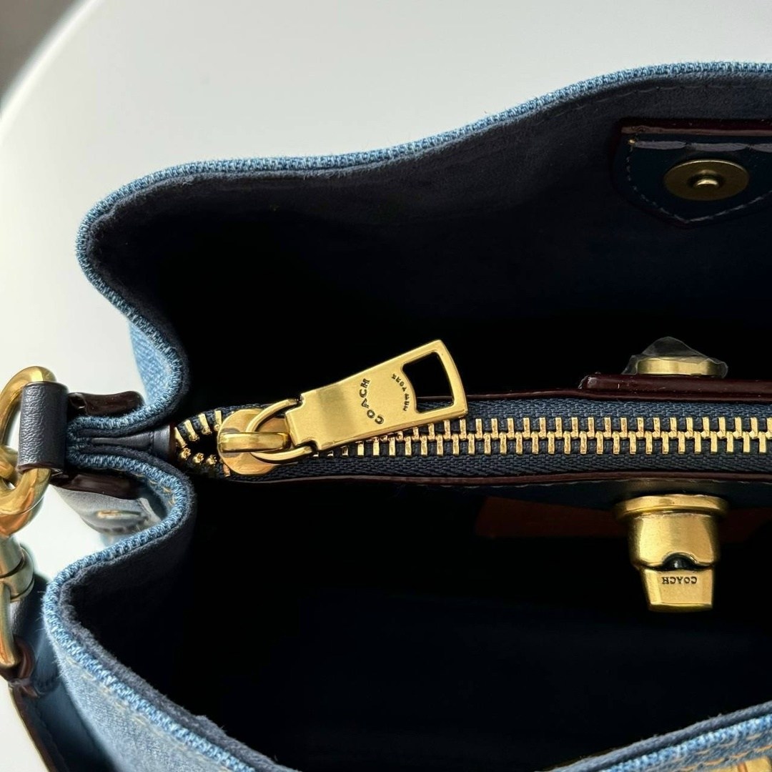 сумка женская coach,джинсовая сумка,сумки женская,сумка,сумка тоут женская