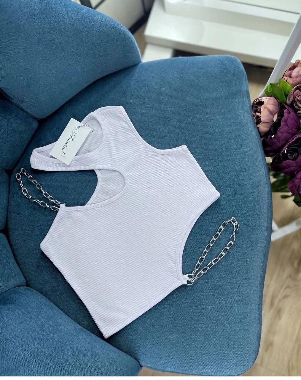 топ с цепочкой,топ женский,топик,кроп топ,кроп топ женский