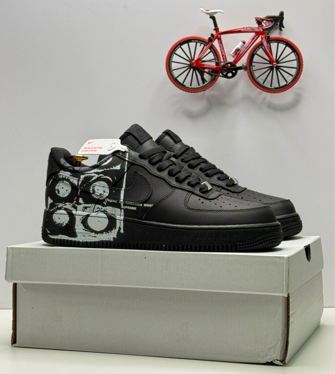 nike air force 1 supreme x cdg,кроссовки nike air force 1 supreme,кросcовки nike air force 1,nike air force 1 '07/ supreme/ cdg,кроссовки