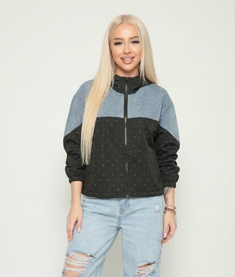 комбинированные джинсовые куртки,джинсовая куртка,куртка бомбер,женская джинсовая куртка,женская куртка