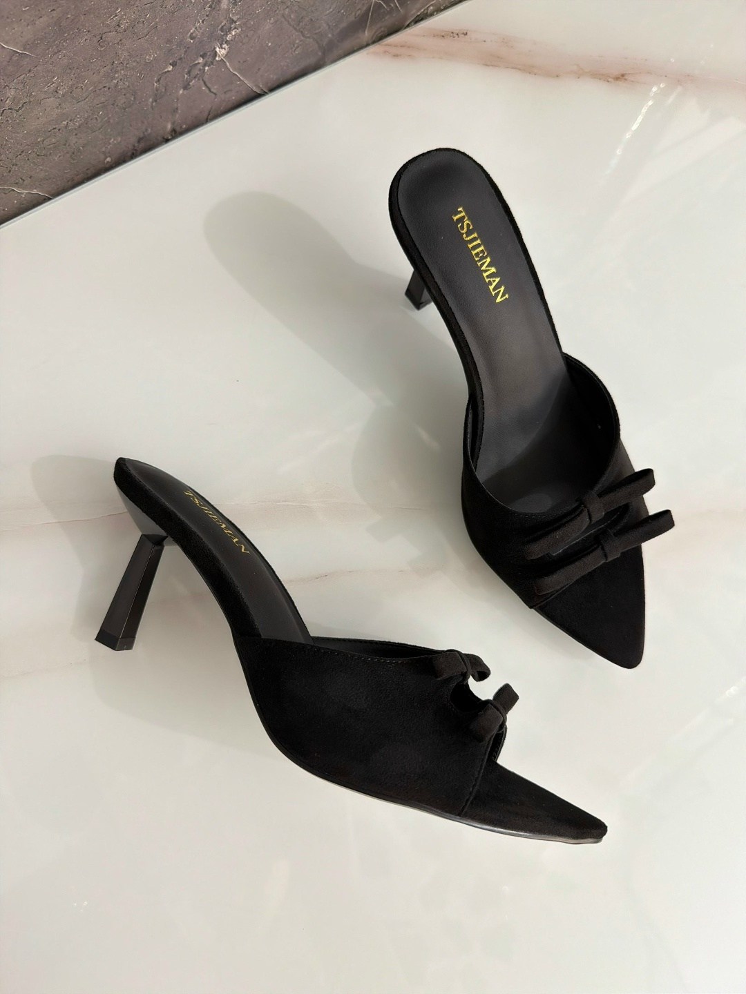 ,мюли женские,женские шлепанцы,туфли стильные,шлепанцы с бантами