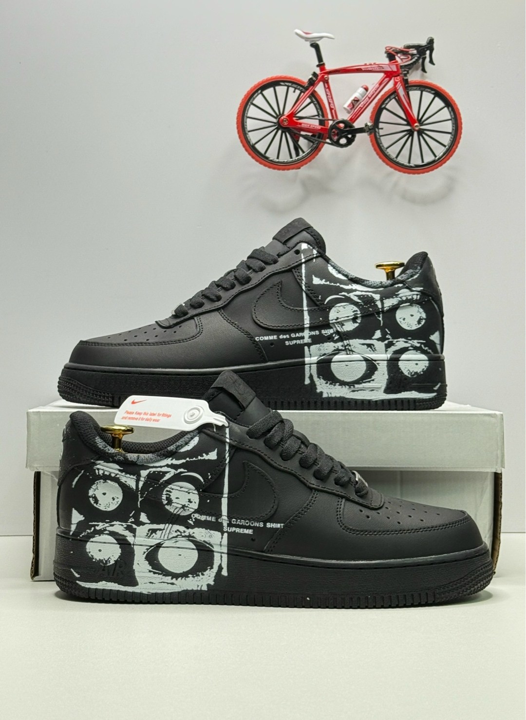 nike air force 1 supreme x cdg,кроссовки nike air force 1 supreme,кросcовки nike air force 1,nike air force 1 '07/ supreme/ cdg,кроссовки