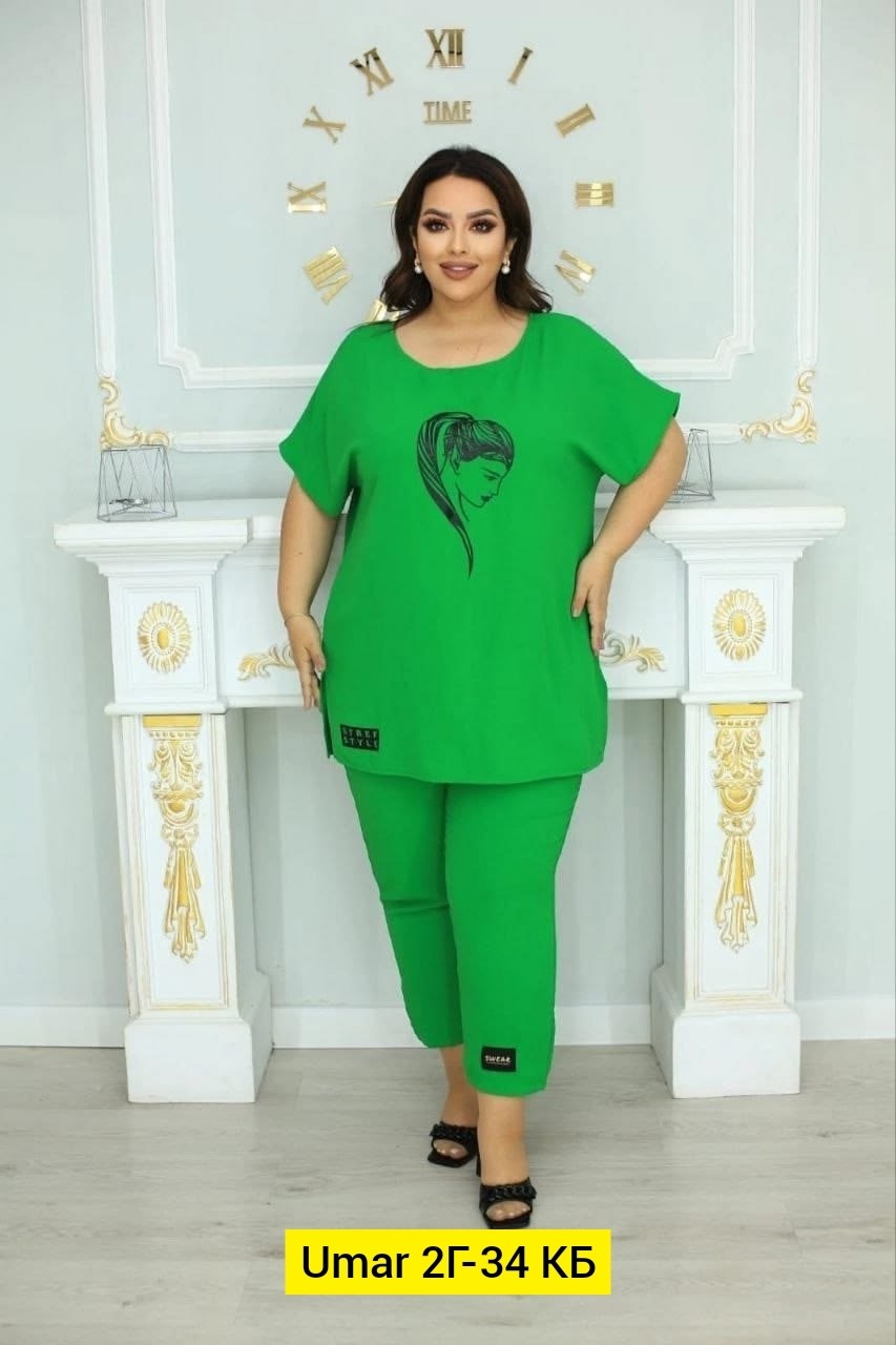 летние костюмы женские 2026,зеленый костюм женский,костюм женский большого размера,костюм зеленый,костюм двойка для полных