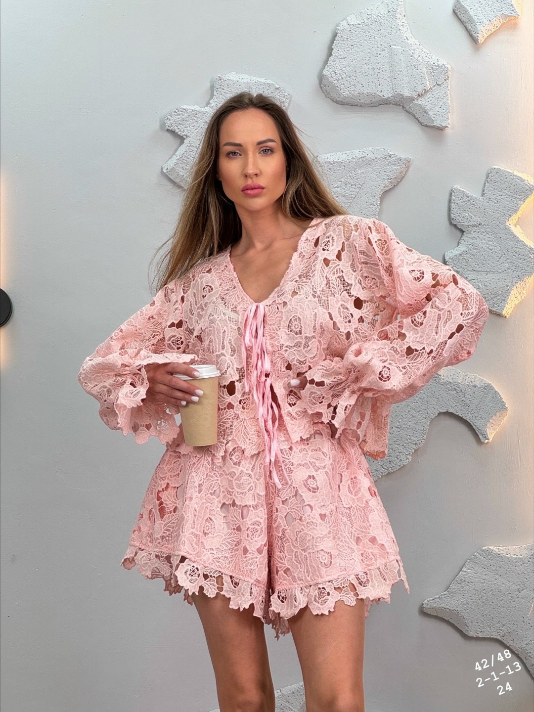 женский костюм,летние костюмы,модные костюмы с гипюром,кружевное платье