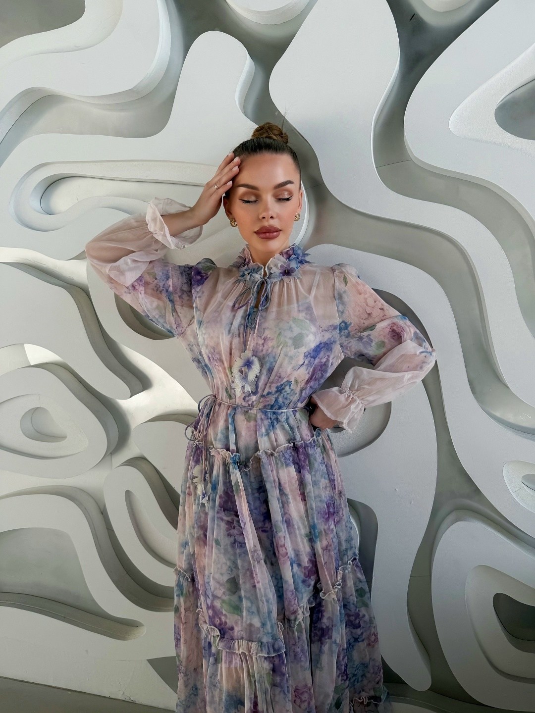 шифоновое платье,платье,платье стиль,платье женской,платье нежное