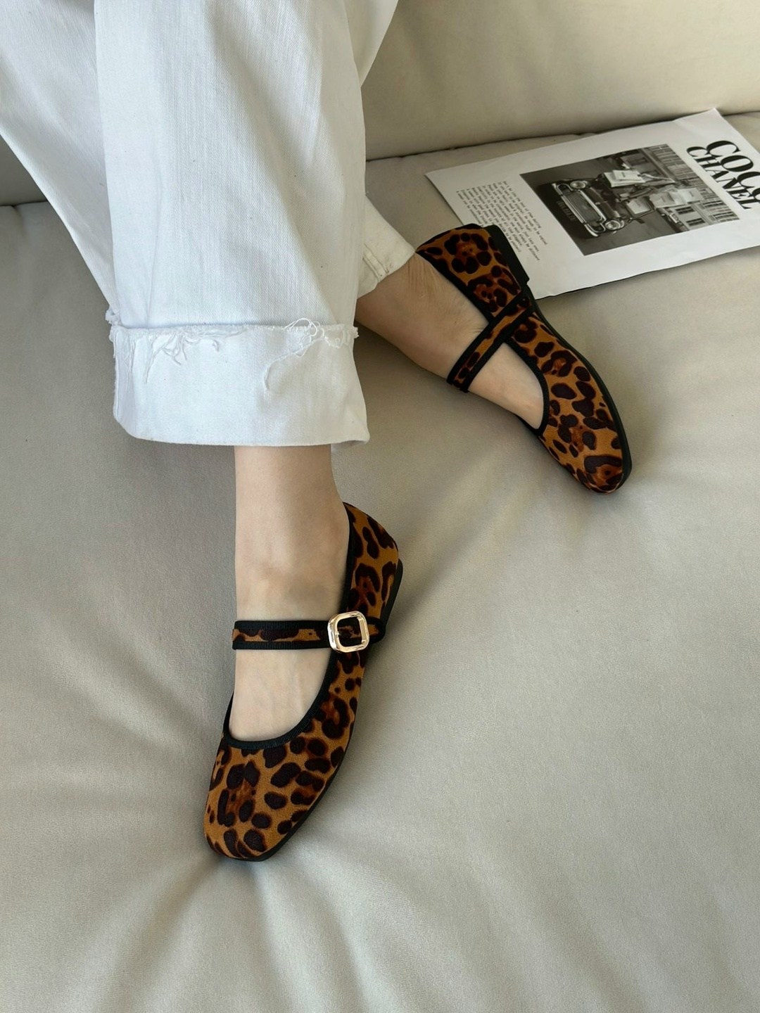 леопардовые балетки,балетки леопардовые летние с квадратным носом и ремешком shatilova m.v.,женские балетки,,женская
