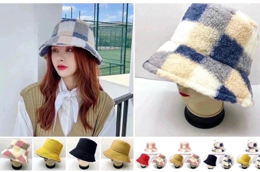 модная панама,шляпа панама,панама из искусственного меха,плюшевая панама,шляпа женская