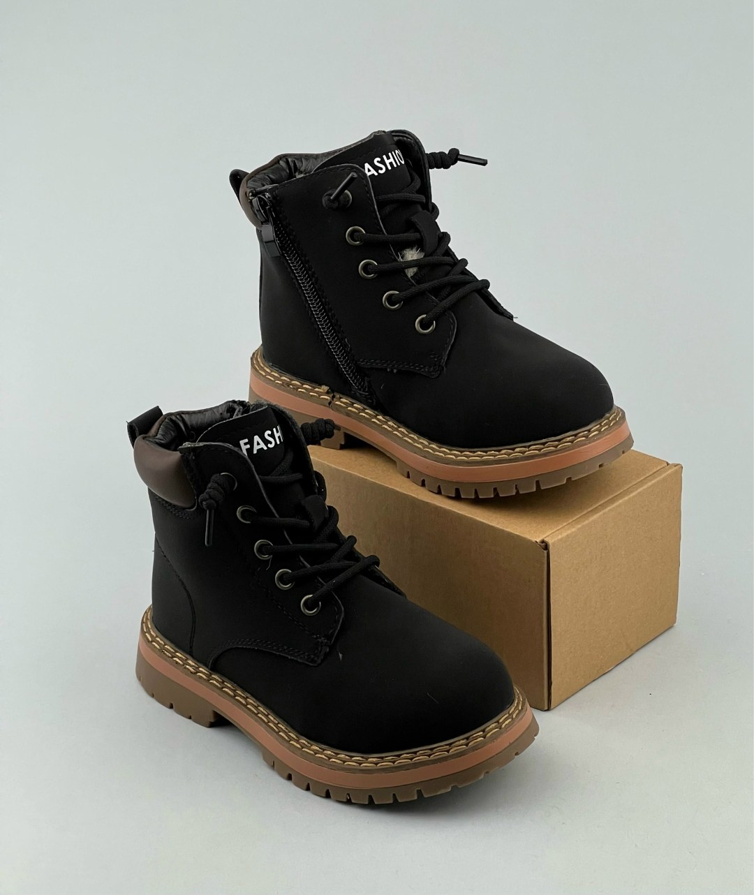 ,ботинки зимние на рыжей подошве тимберленды с мехом,ботинки детские,ботинка,модные ботинки