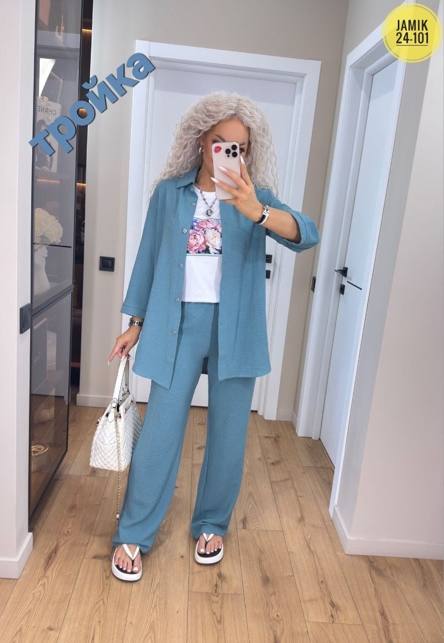 костюм брючный деловой палаццо li-style,брючные костюмы женские,серый брючный костюм,костюм с брюками,костюм женский тройка