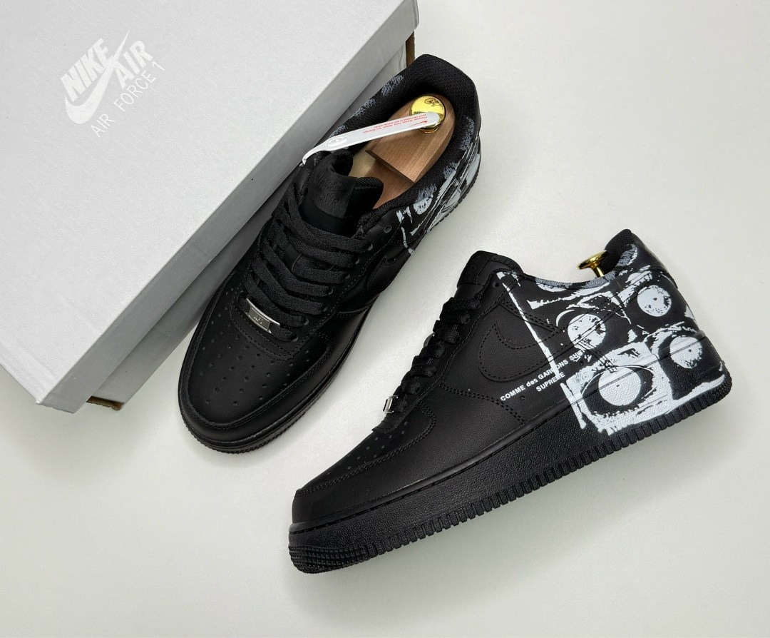 nike air force 1 supreme x cdg,кроссовки nike air force 1 supreme,кросcовки nike air force 1,nike air force 1 '07/ supreme/ cdg,кроссовки