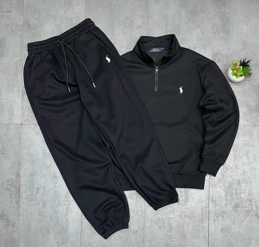 джемпер ralph lauren,чёрное худи поло ральф лорен,ralph lauren black quarter zip,свитшот поло ральф лорен черный,polo ralph lauren худи с молнией черный