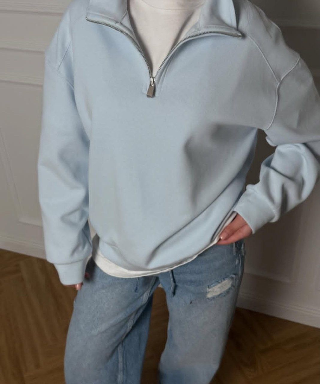 свитшот на молнии оверсайз,свитшот женская,свитшот женский peche monnaie рм 1930 голубой 3xl,свитшот на молнии,cвитшот женский оверсайз