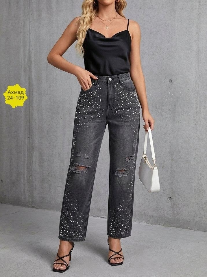 джинсы со стразами,женские джинсы со стразами,джинсы со стразами широкие,джинсы женские со стразами рваные,модные джинсы