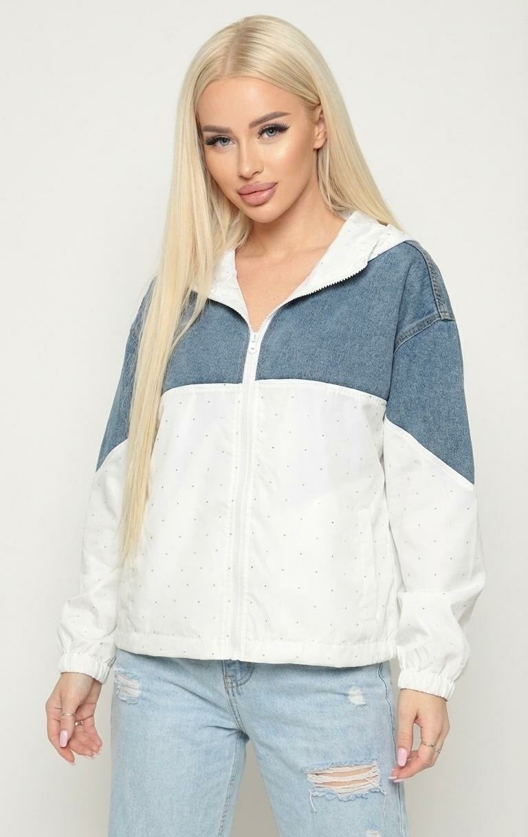 комбинированные джинсовые куртки,джинсовая куртка,куртка бомбер,женская джинсовая куртка,женская куртка