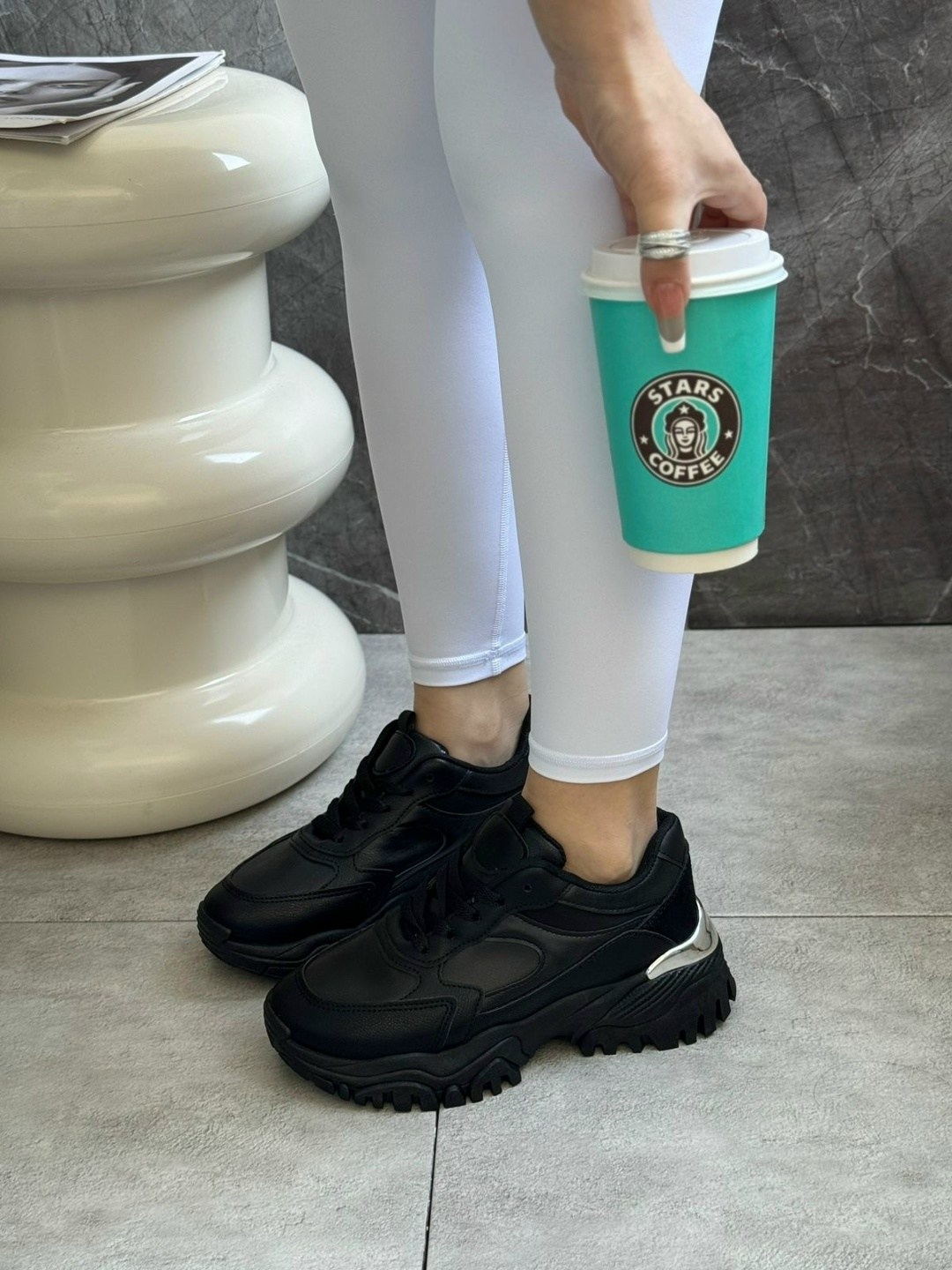 кроссовки женскиe,кроссовки,черные кроссовки,массивные кроссовки, кроссовки