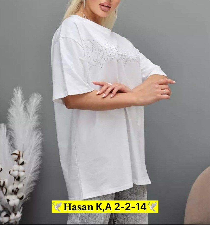 футболки женская оверсайз,футболка женская со стразами,футболка оверсайз со стразами,футболка оверсайз базовая со стразами,футболка женская