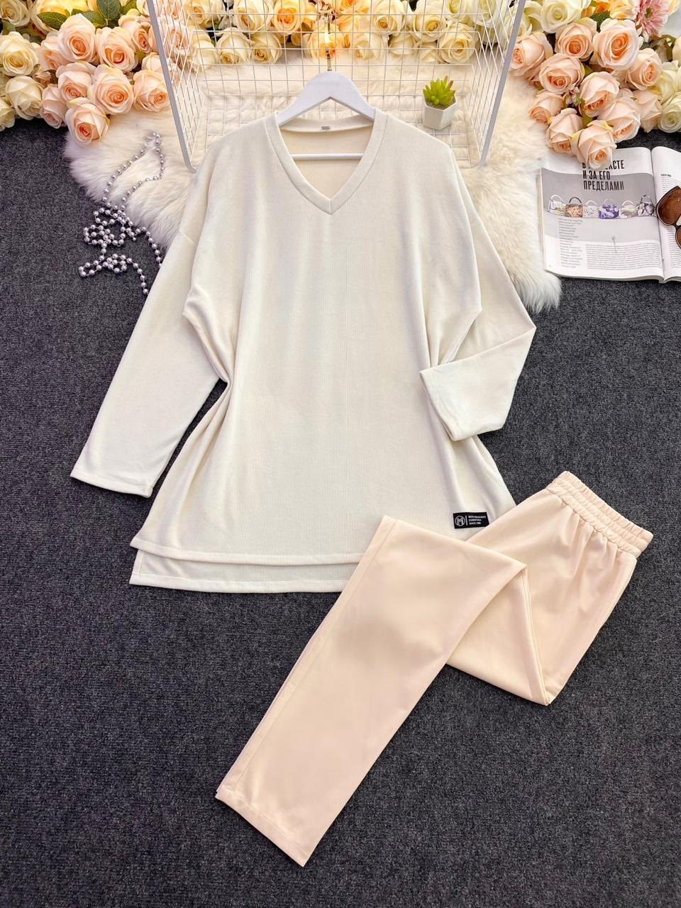 трикотажные костюмы,костюм женский,свитера туники,костюм женский туника,костюм двойка женская