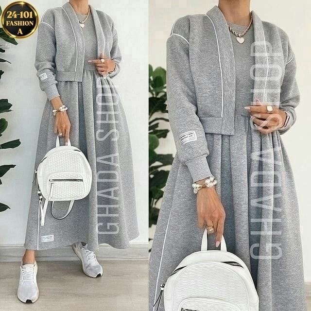 костюм женский,стильные наряды,костюм с юбкой,платье из футера,спортивное платье