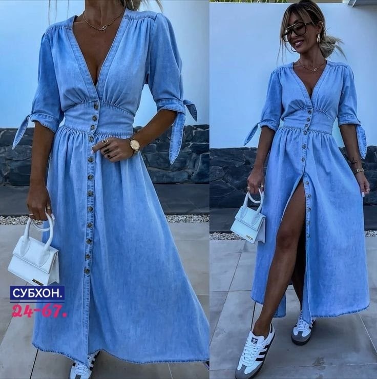 женское джинсовое платье,джинсовое платье,женское однотонное джинсовое платье,платье джинс,джинсовое платье сарафан миди style spark
