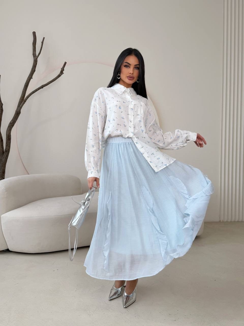 блуза свободная,женская блуза,шифоновая юбка,юбка женская,блузка женская