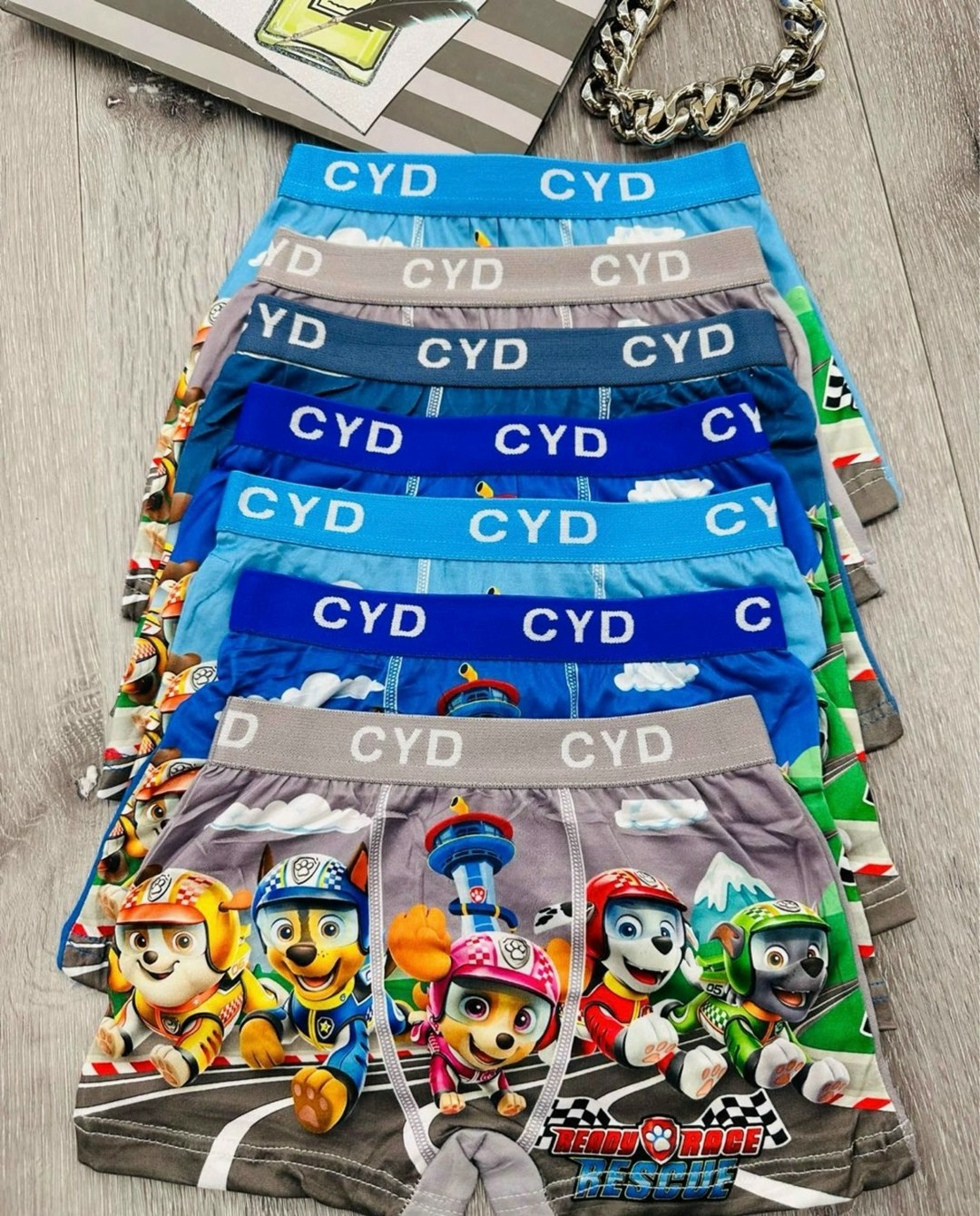 трусы боксеры cool kid щенячий патруль,трусы для мальчиков,комплект трусов боксеры cool kid для мальчиков,комплект трусов боксеры для мальчиков 8 шт,комплект трусов