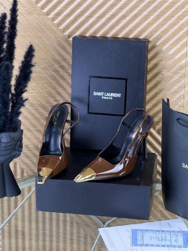 туфли yves saint laurent,туфли saint laurent,,ив сен лоран туфли,женские туфли-лодочки на высоком каблуке с металлическим носком