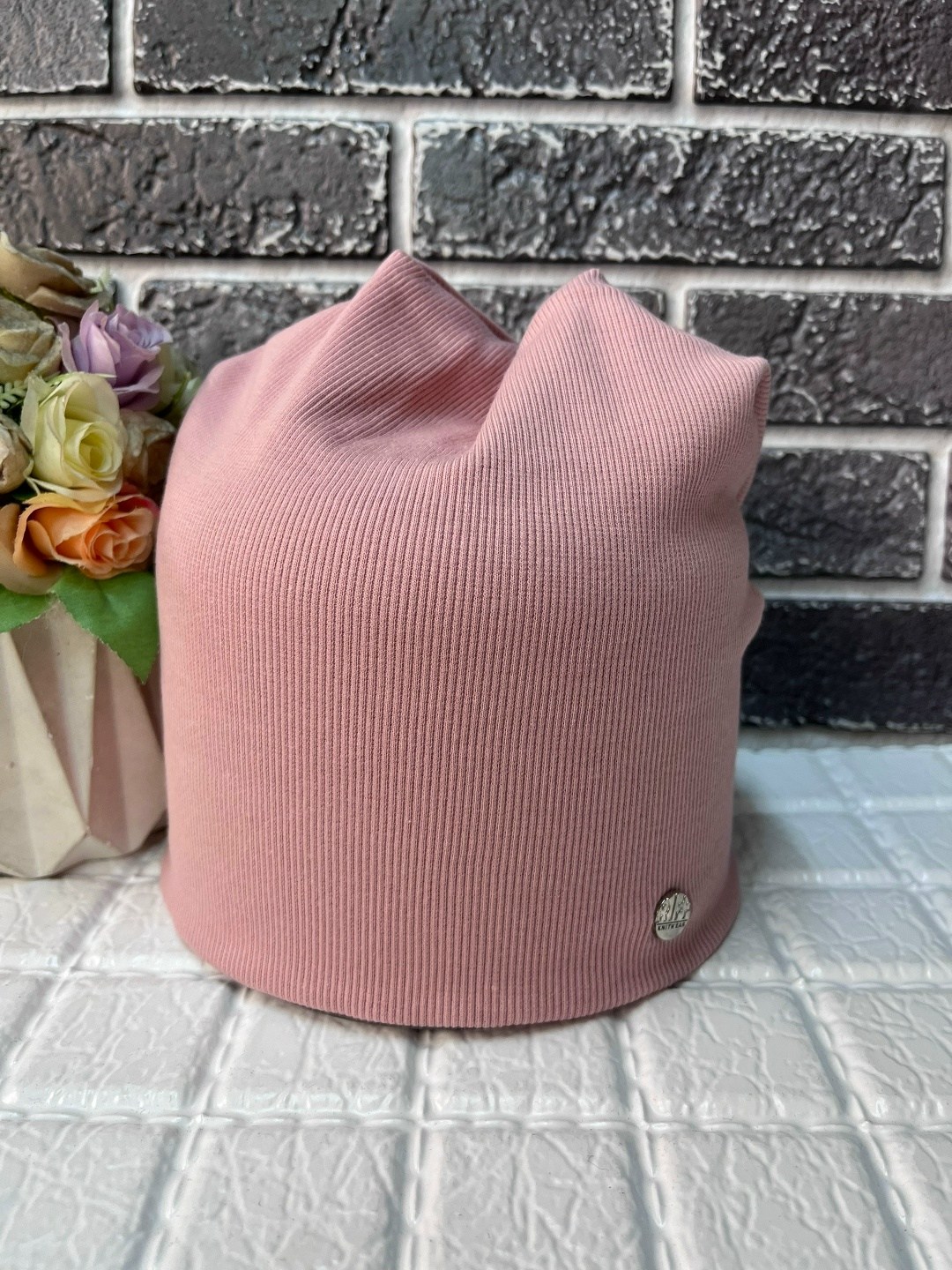 шапка трикотажная,шапка женская,шапочка,шапка двойная трикотажная,шапка