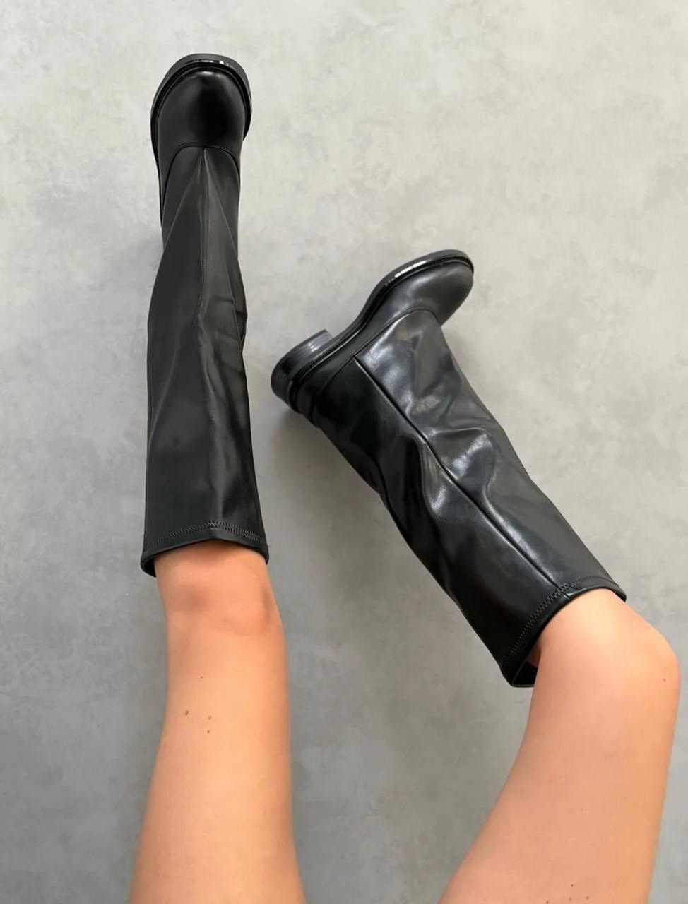 ,сапоги,женские сапоги,сапоги-трубы,черные сапоги