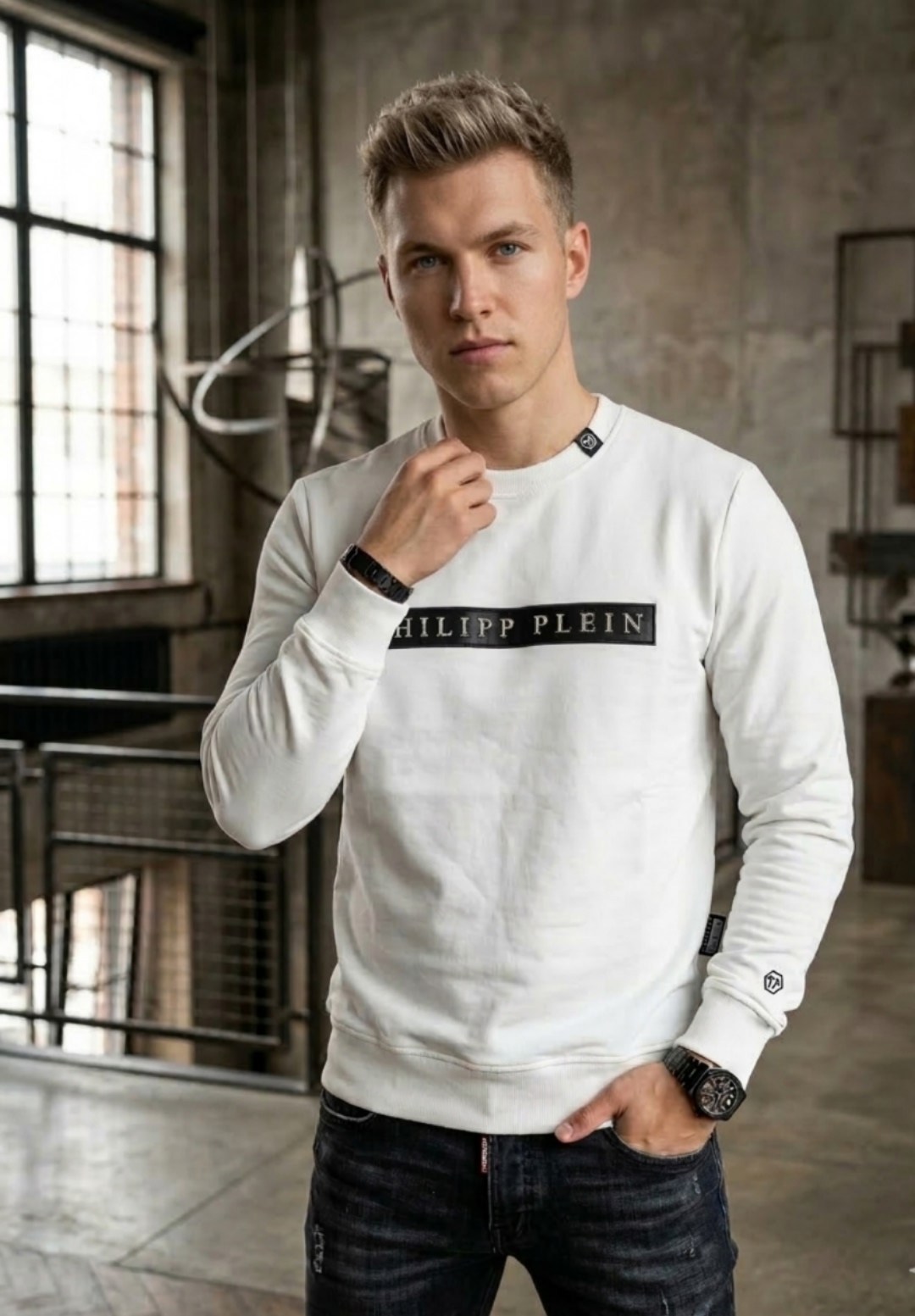 свитшот мужской philipp plein,мужские свитшоты,свитшот мужская,мужская толстовка,свитшот мужской толстовка