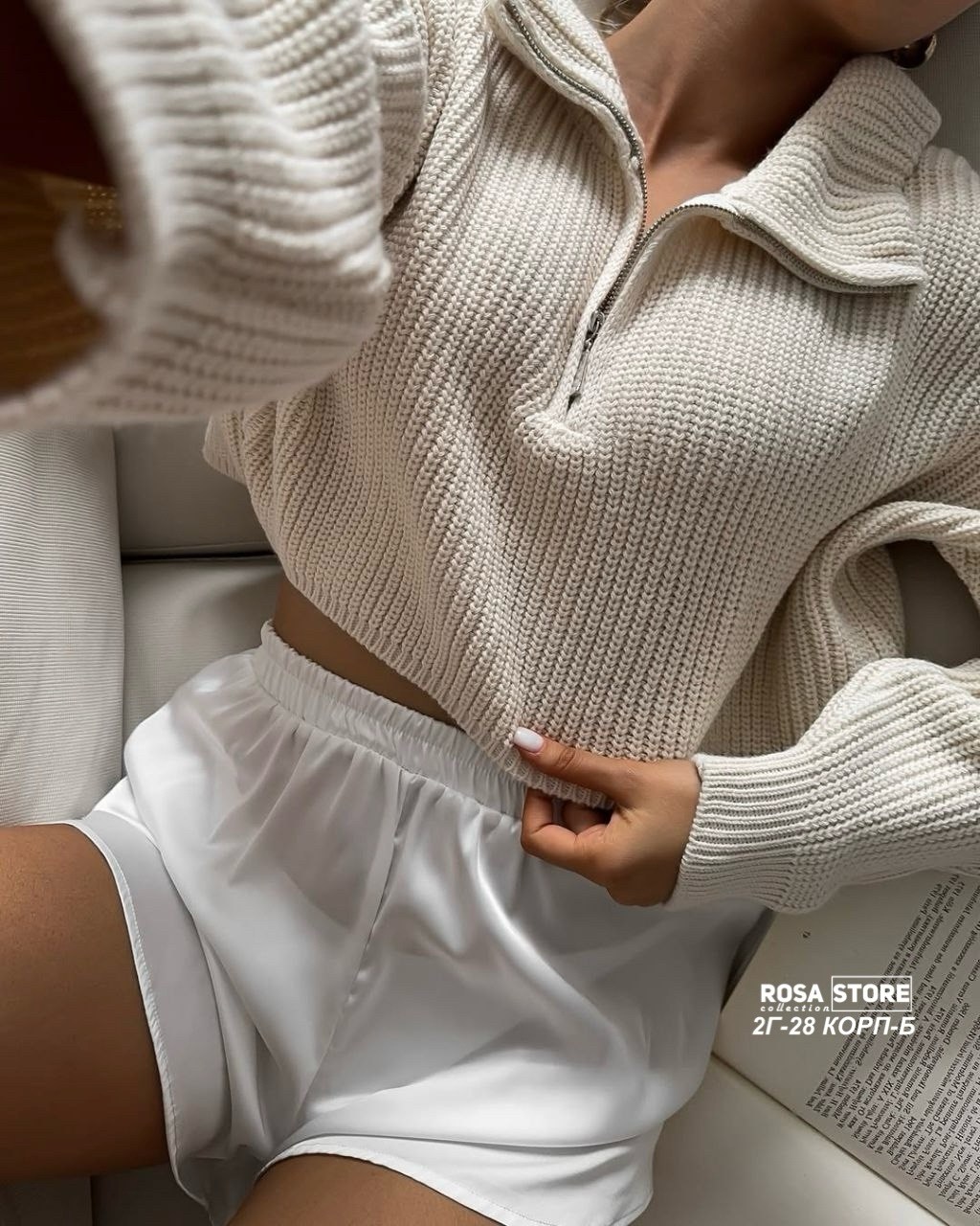 свитер женский,свитер укороченный оверсайз с горлом на молнии кк fashion,свитер кофта,свитер укороченный оверсайз с горлом на молнии кк fashion цвет серый,женские кофты