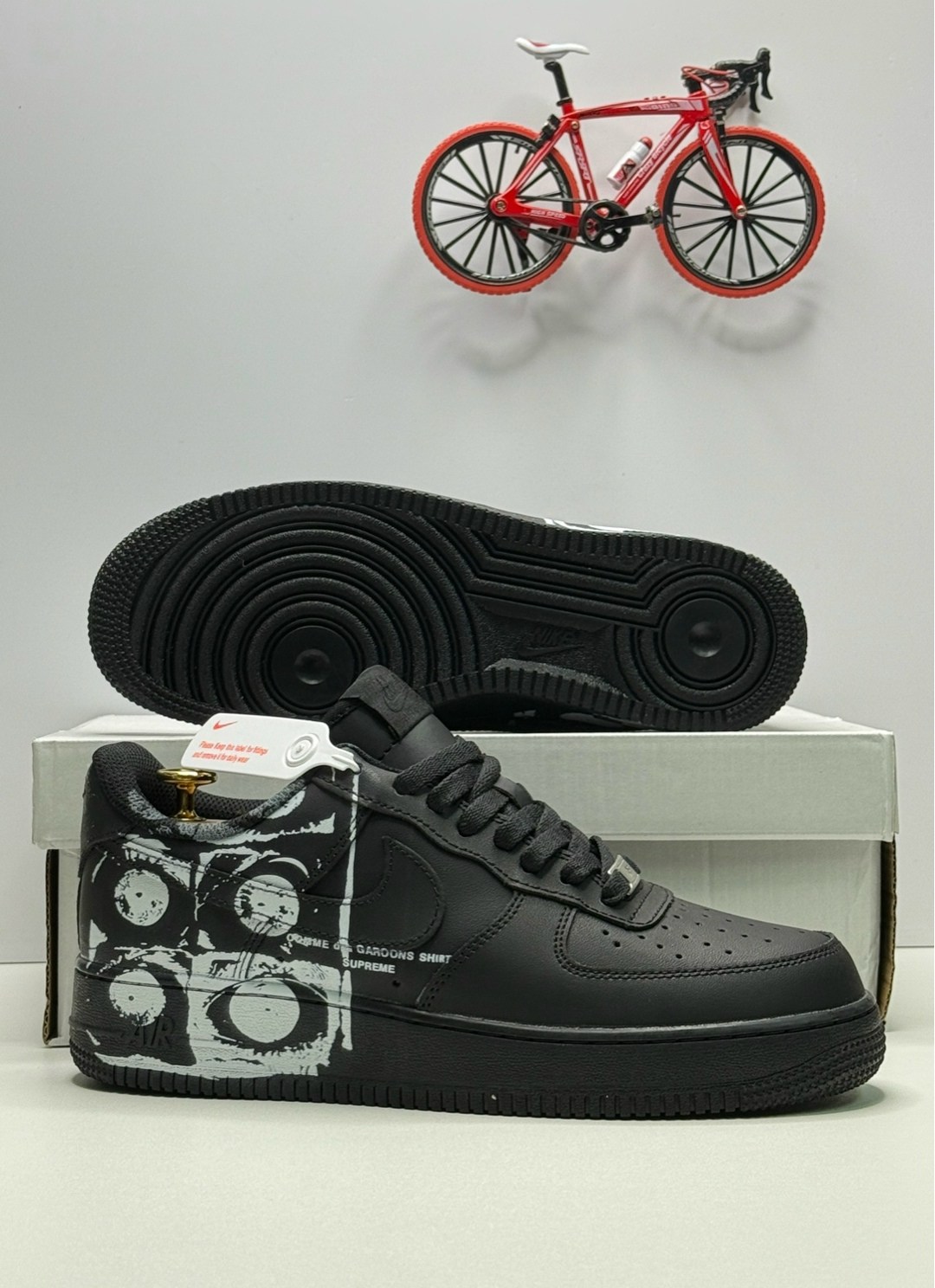 nike air force 1 supreme x cdg,кроссовки nike air force 1 supreme,кросcовки nike air force 1,nike air force 1 '07/ supreme/ cdg,кроссовки