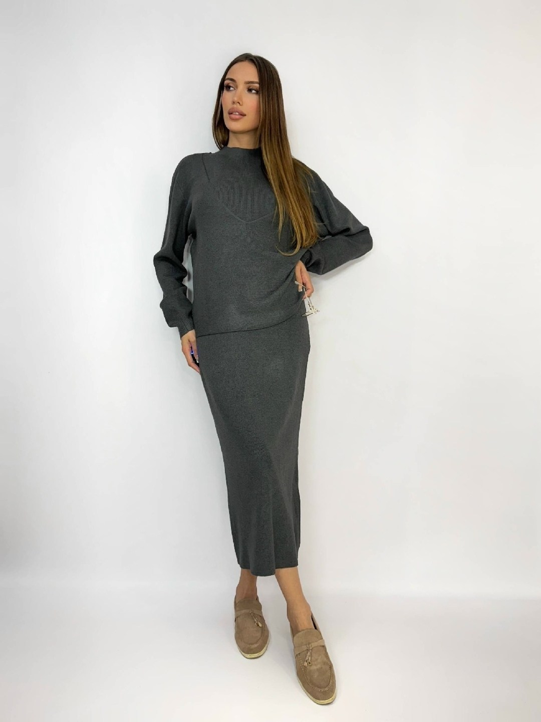 трикотажные костюмы,костюм с юбкой,юбки длинные,юбка женская,трикотажное платье