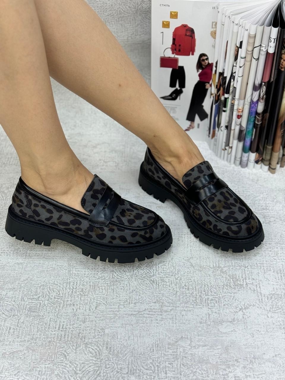 ,лоферы женские,леопардовые лоферы,женская ,лоферы женские коричневые