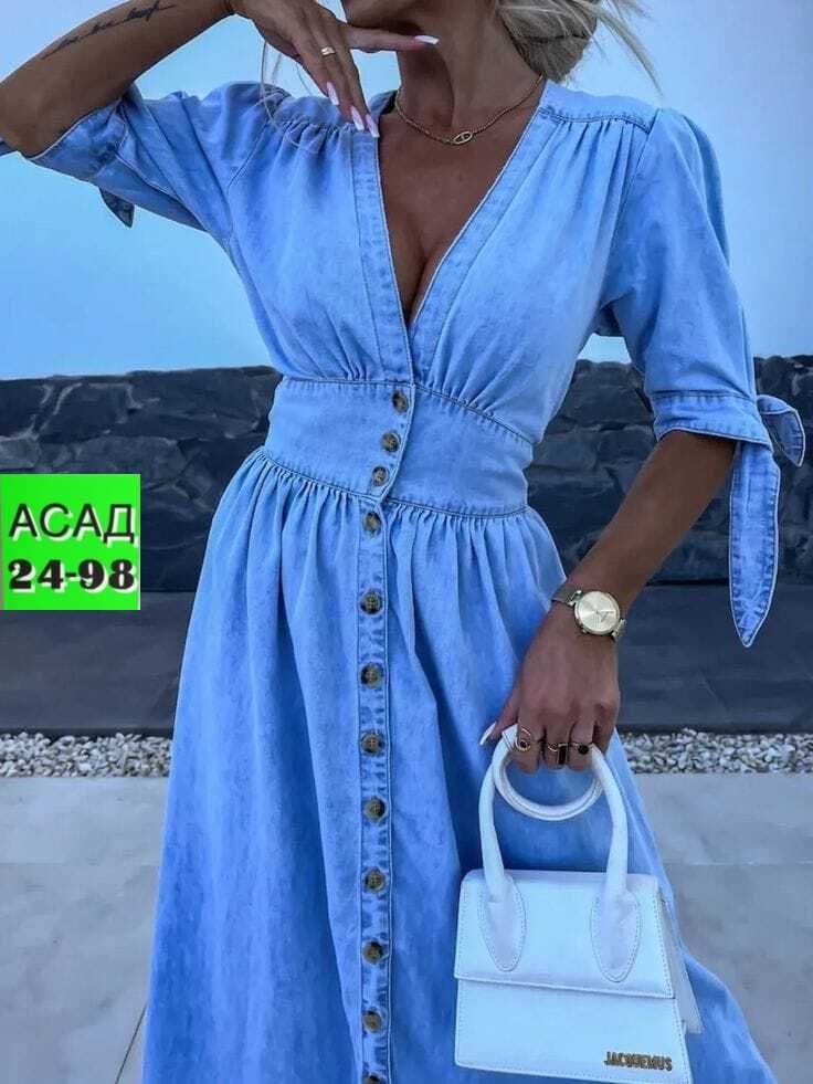 платье джинсовое женское,платье джинсовая,платья рубашка,платье джинс,женское однотонное джинсовое платье
