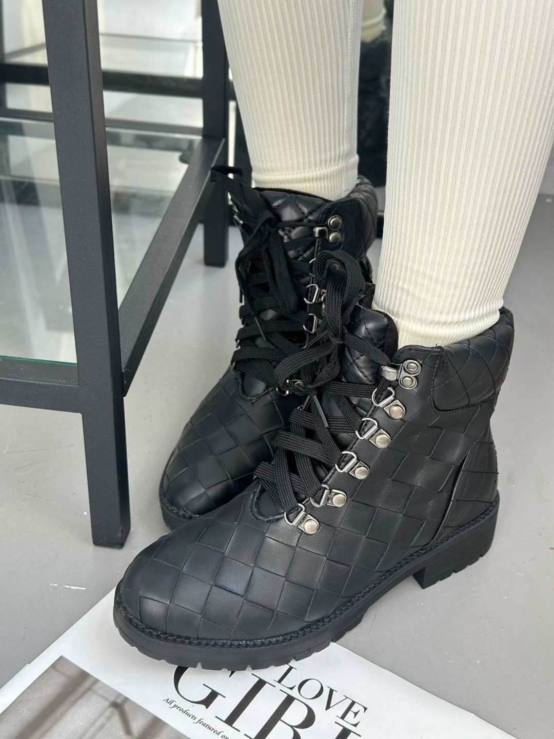 ботинки женские,стеганные ботинки pillon,,ботинки,модели ботинок