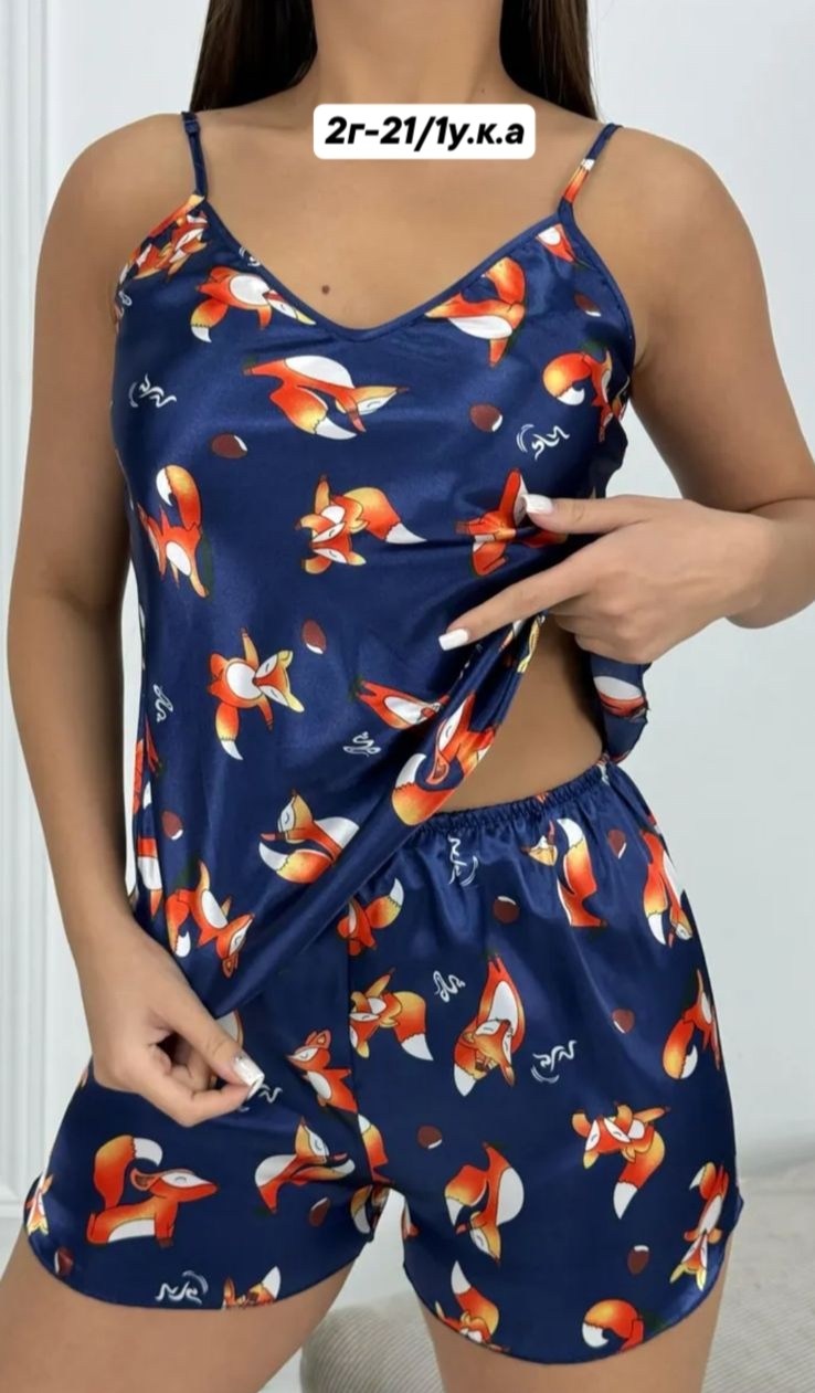 пижама женская,пижама женская топ,комплект пижама,пижама женская с шортам,пижама шелковое